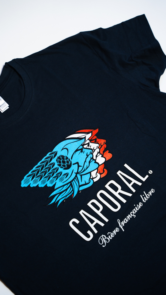 T SHIRT TRICOLORE BRASSERIE CAPORAL